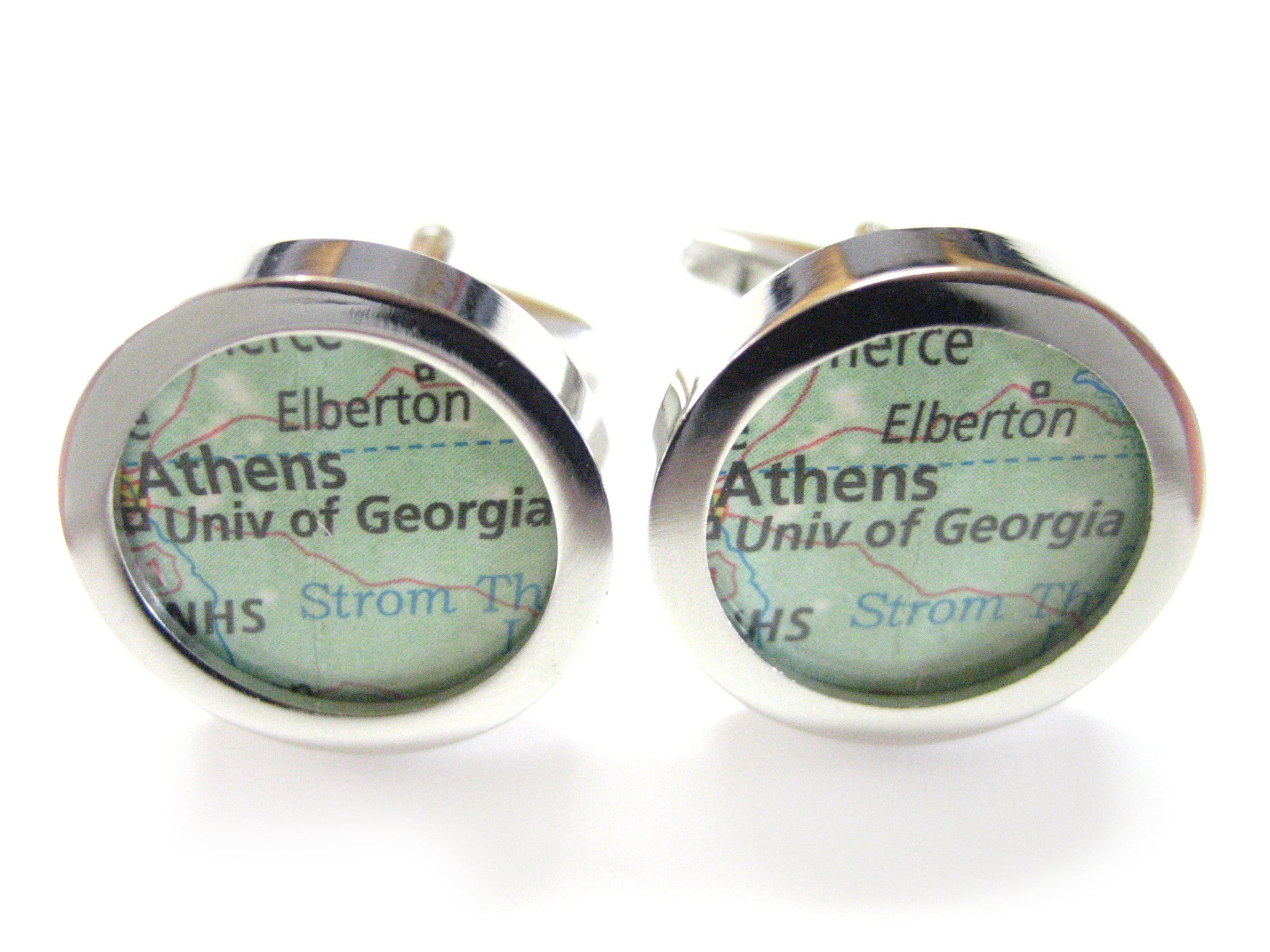 University of Georgia Map Cufflinks
