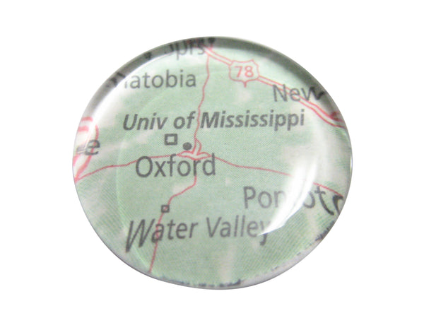 University of Mississippi Map Pendant Magnet
