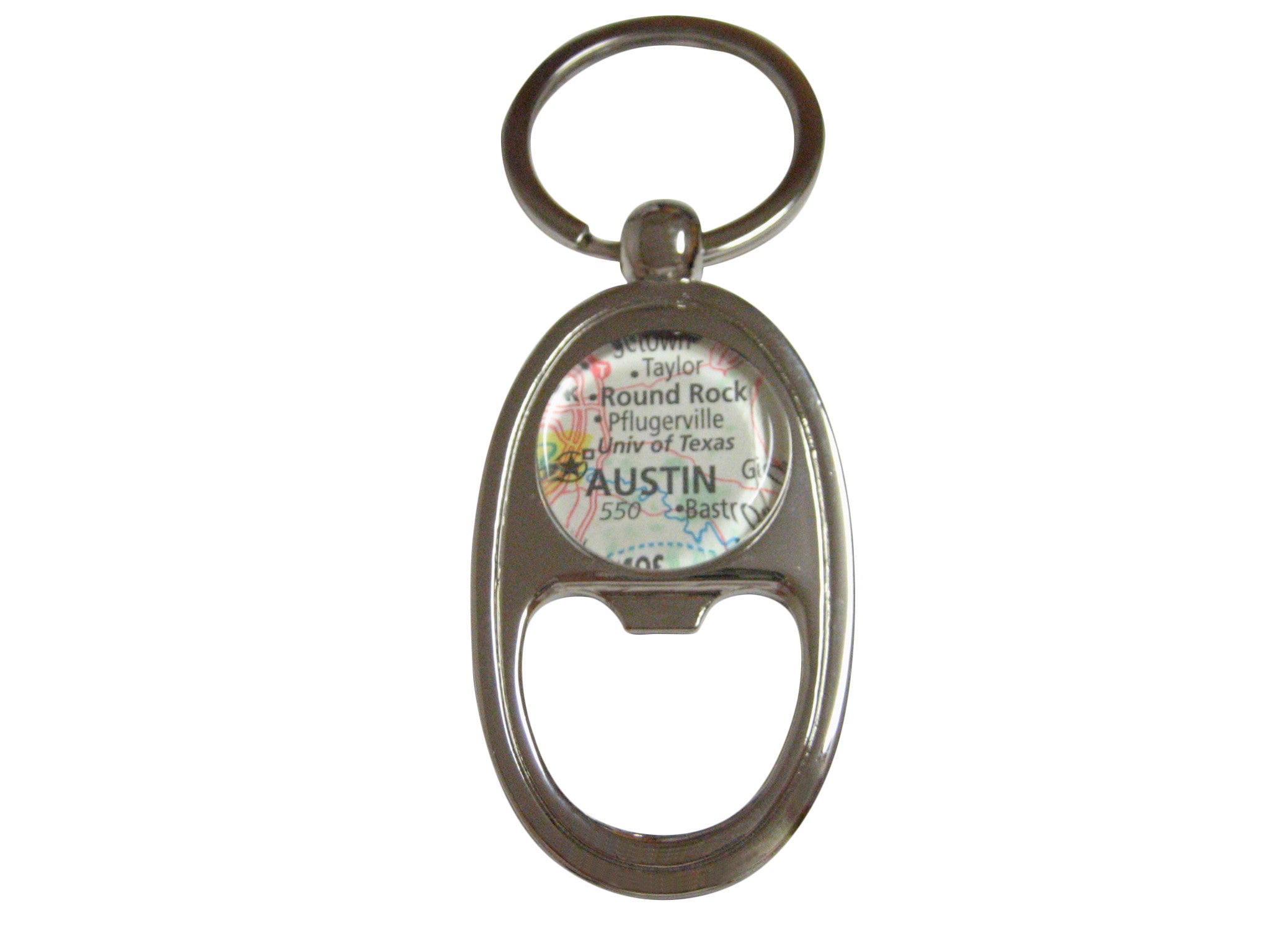 University of Texas Map Key Chain Bottle Opener