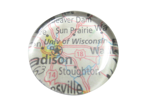 University of Wisconsin Map Pendant Magnet