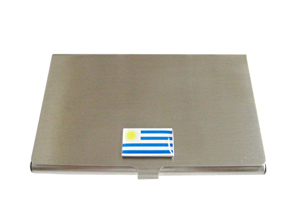 Uruguay Flag Business Card Holder