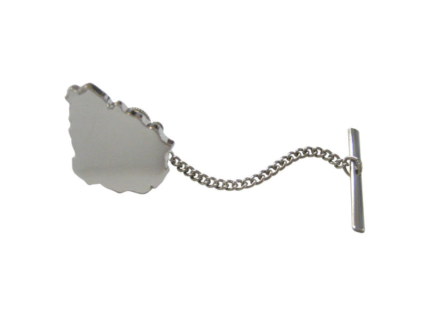 Uruguay Map Shape Tie Tack