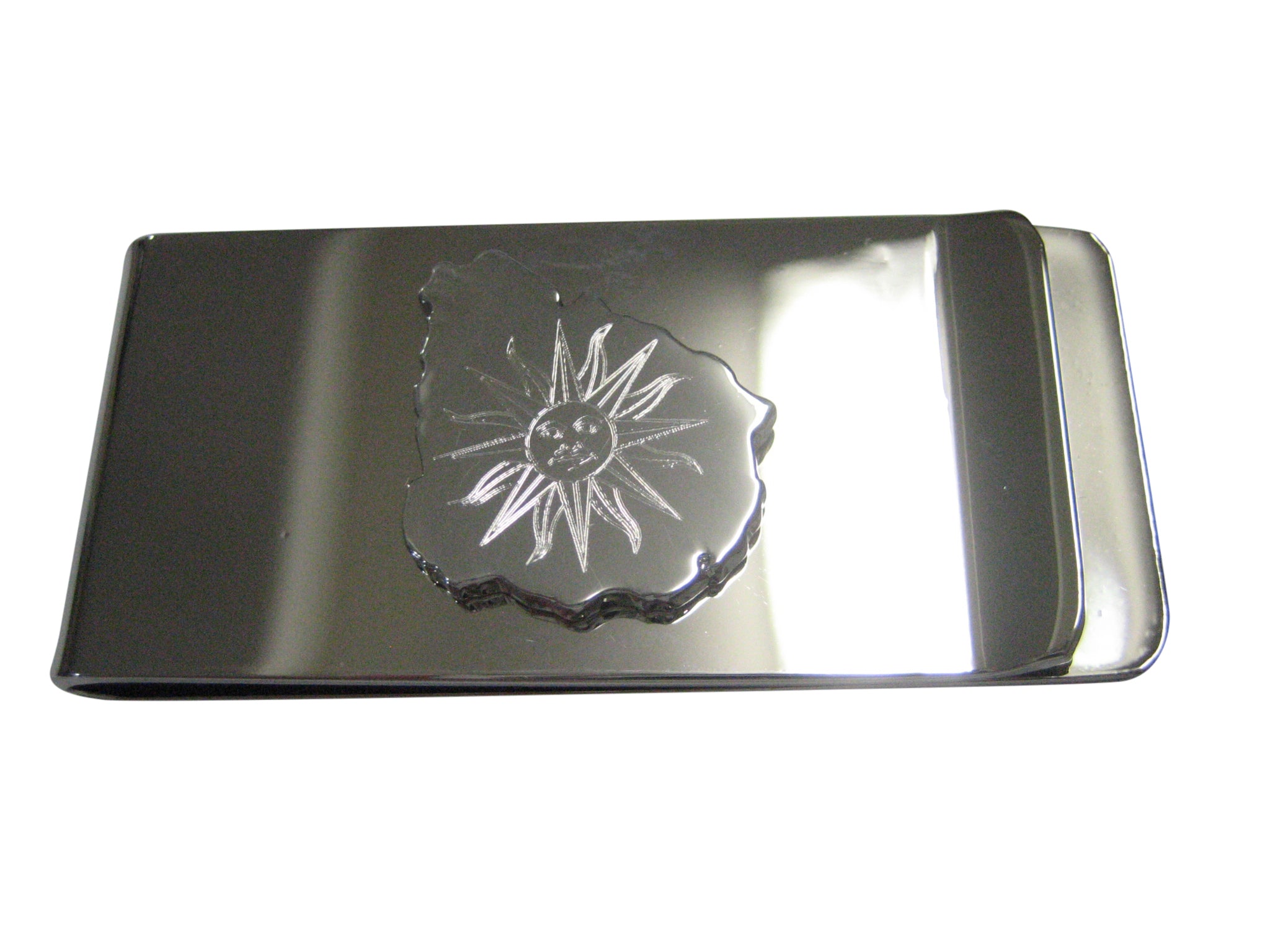 Uruguay Map Shape and Flag Design Money Clip
