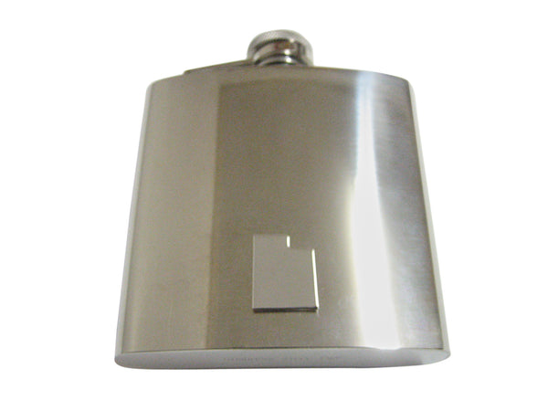 Utah State Map Shape 6 Oz. Stainless Steel Flask