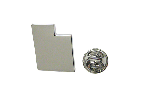 Utah State Map Shape Lapel Pin