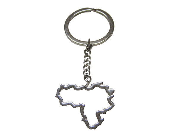 Venezuela Map Outline Keychain