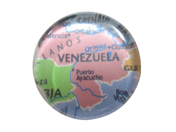 Venezuela Map Pendant Magnet