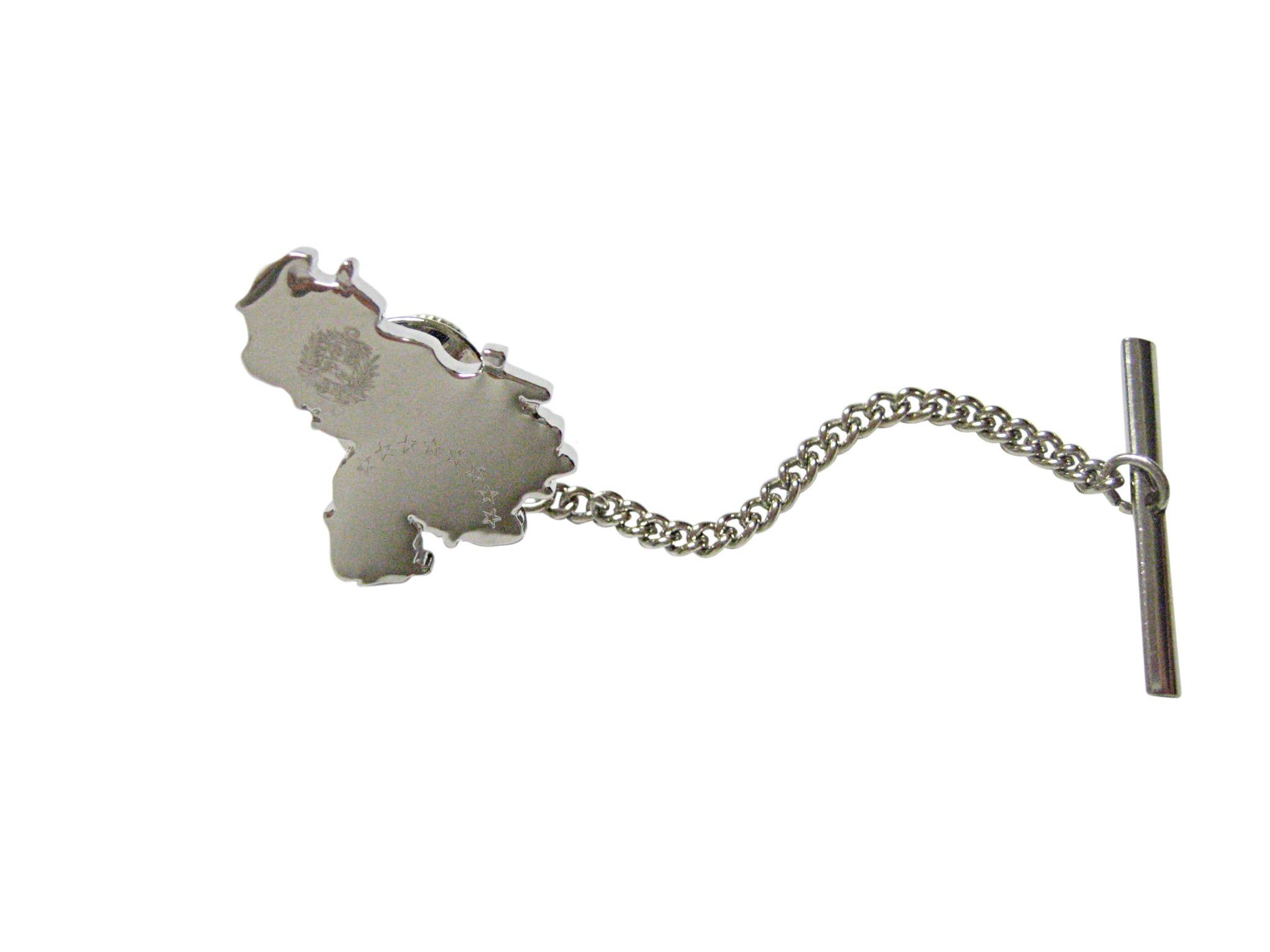 Venezuela Map Shape and Flag Design Tie Tack