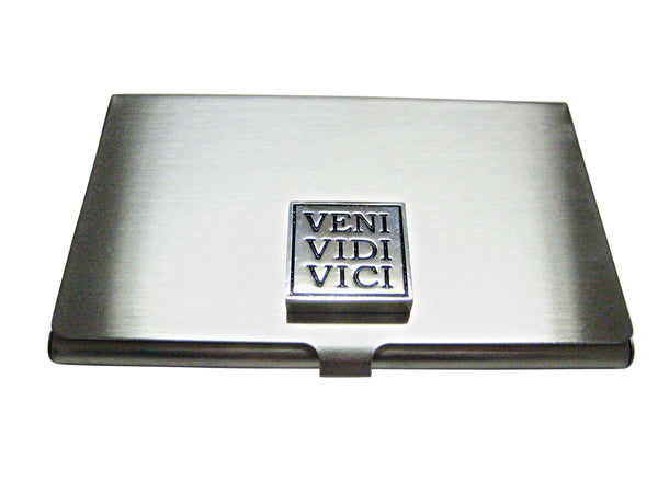 Veni Vidi Vici Business Card Holder