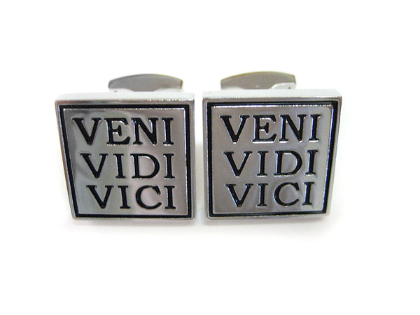 Veni Vidi Vici Cufflinks