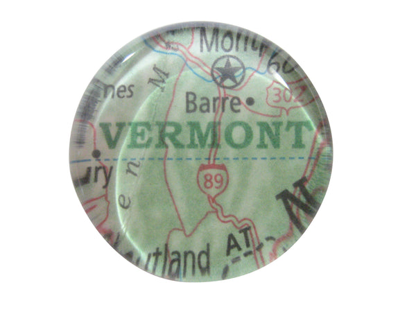 Vermont State Map Pendant Magnet