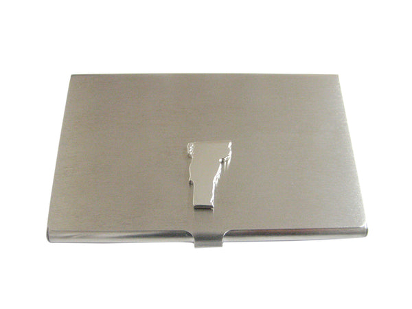 Vermont State Map Shape Business Card Holder