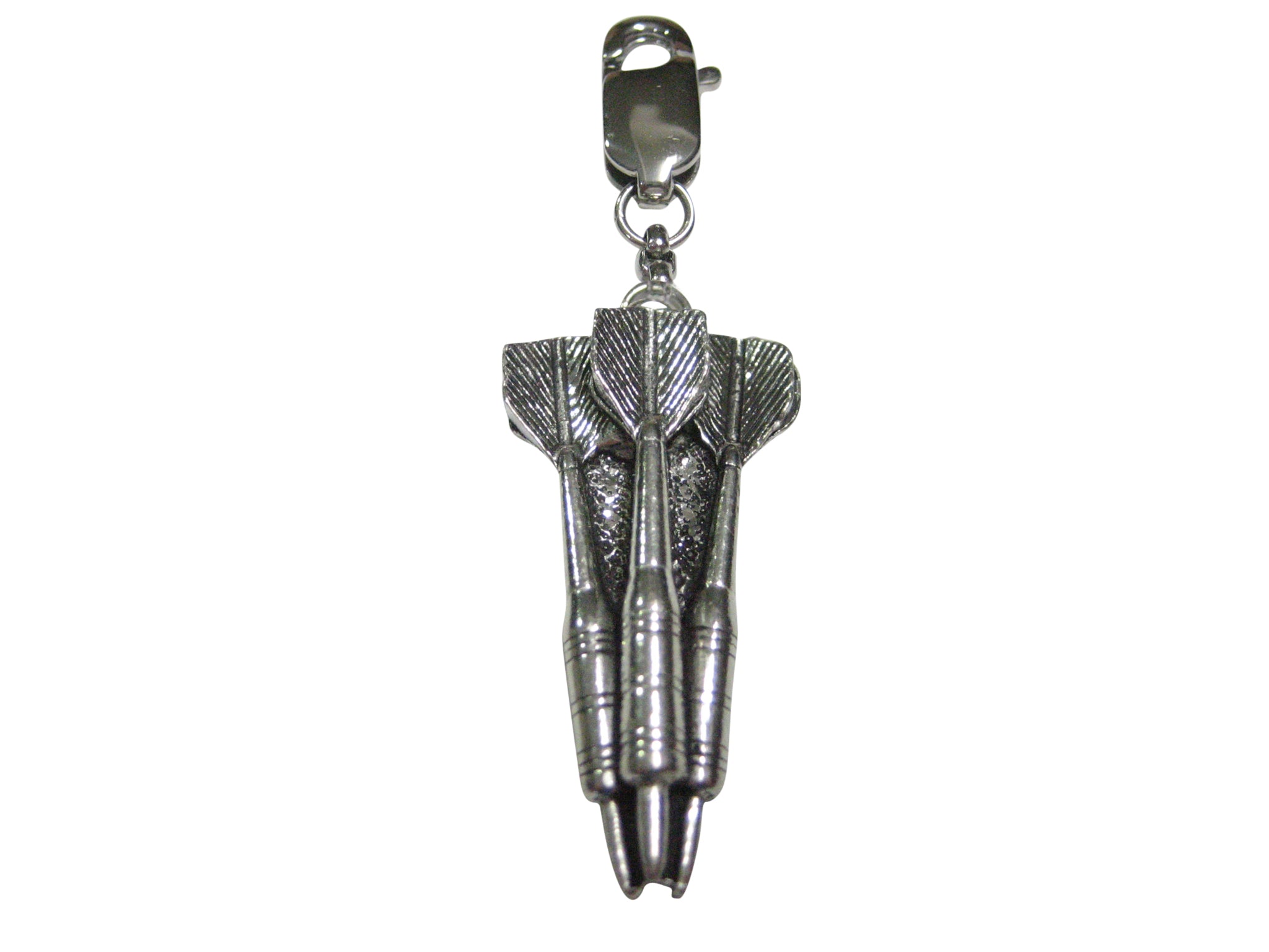 Vertical Throwing Darts Pendant Zipper Pull Charm