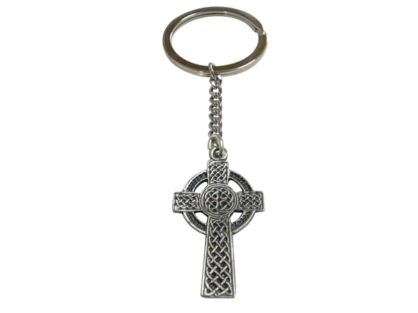 Very Large Celtic Cross Pendant Keychain