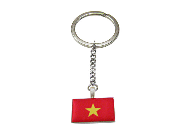 Vietnam Flag Pendant Keychain