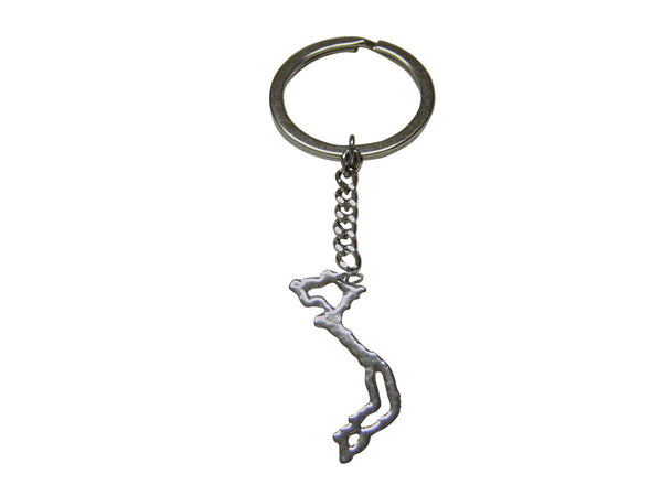 Vietnam Map Outline Keychain