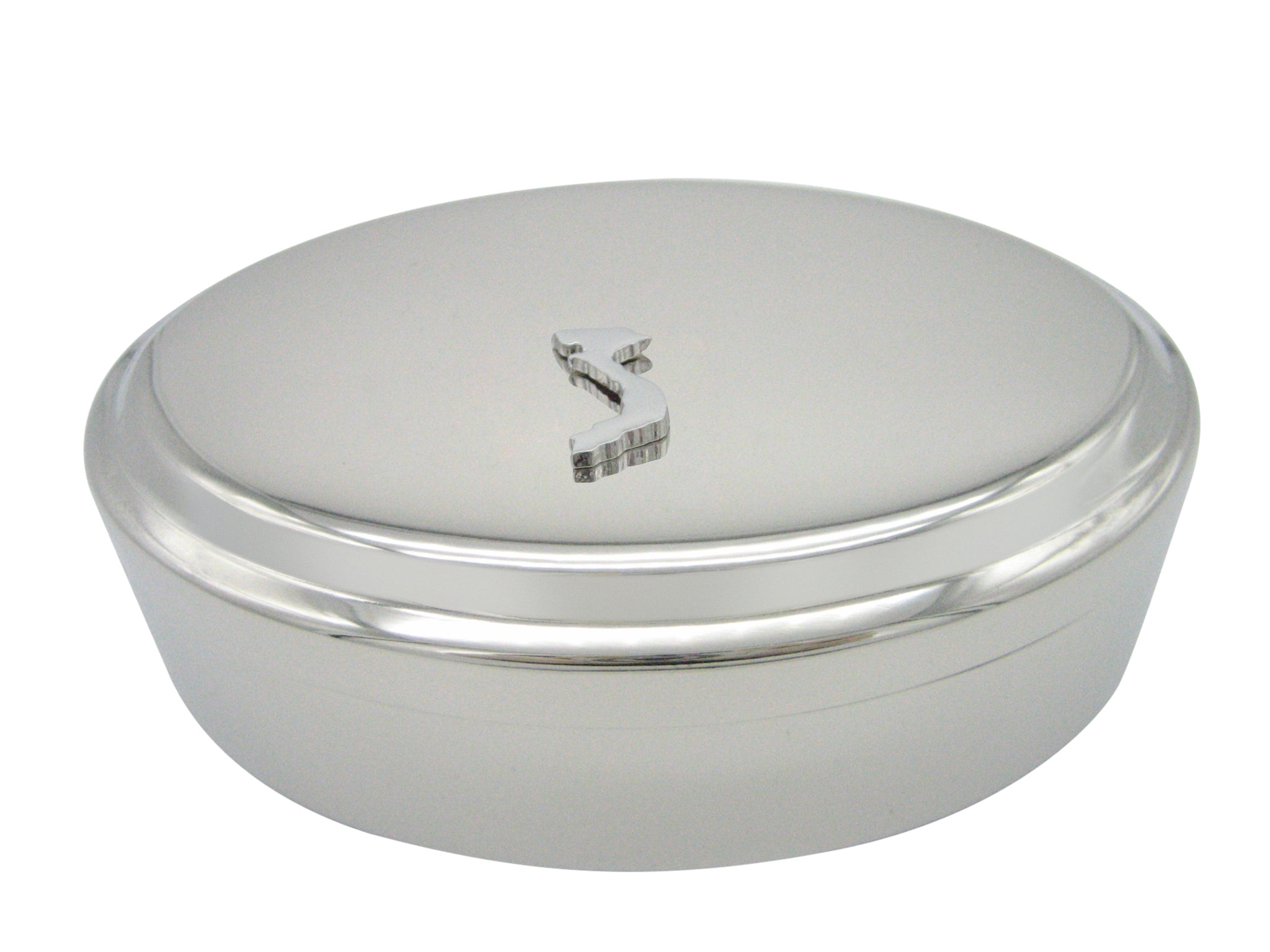 Vietnam Map Shape Pendant Oval Trinket Jewelry Box