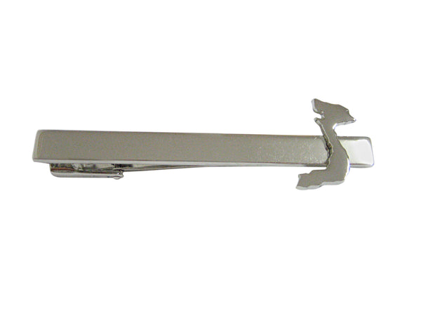 Vietnam Map Shape Square Tie Clip