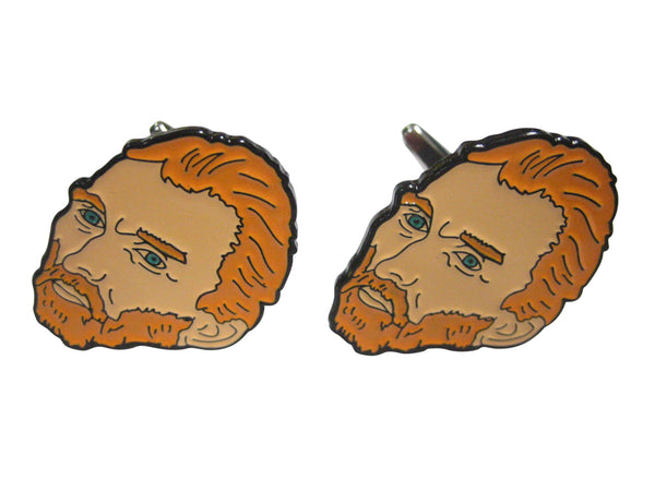 Vincent Van Gogh Head Cufflinks