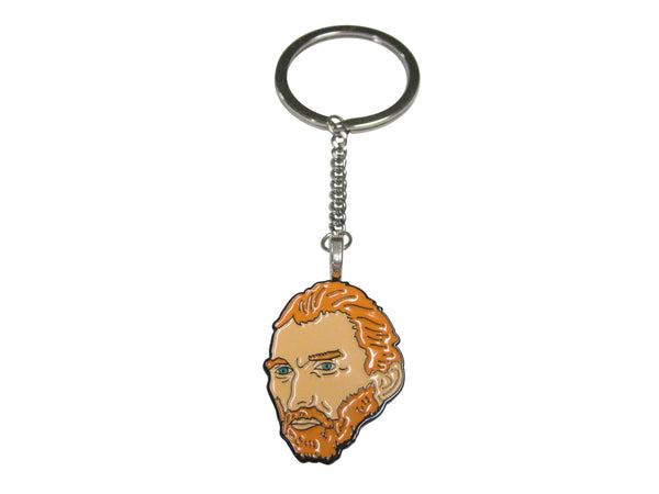 Vincent Van Gogh Head Pendant Keychain