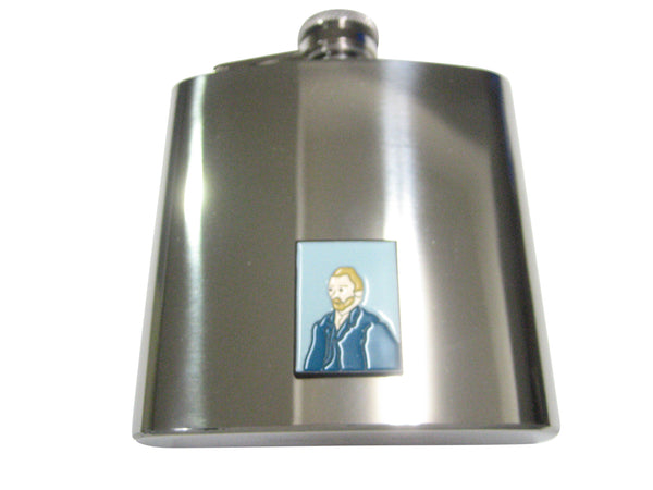 Vincent Van Gogh Portrait 6oz Flask