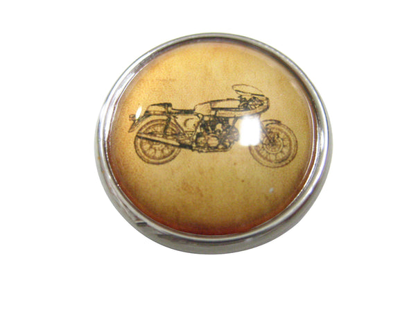 Vintage Looking Motorcycle Magnet