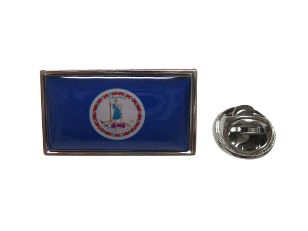 Virginia Flag Design Lapel Pin