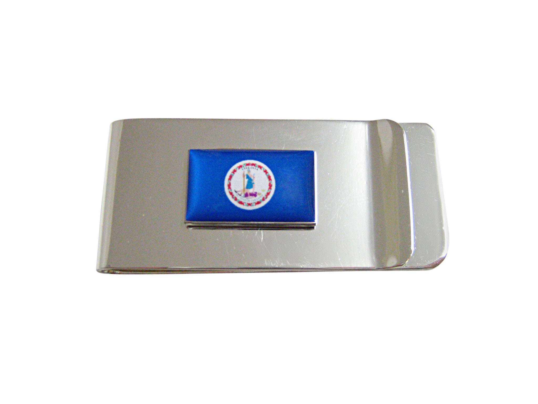 Virginia State Flag Pendant Money Clip