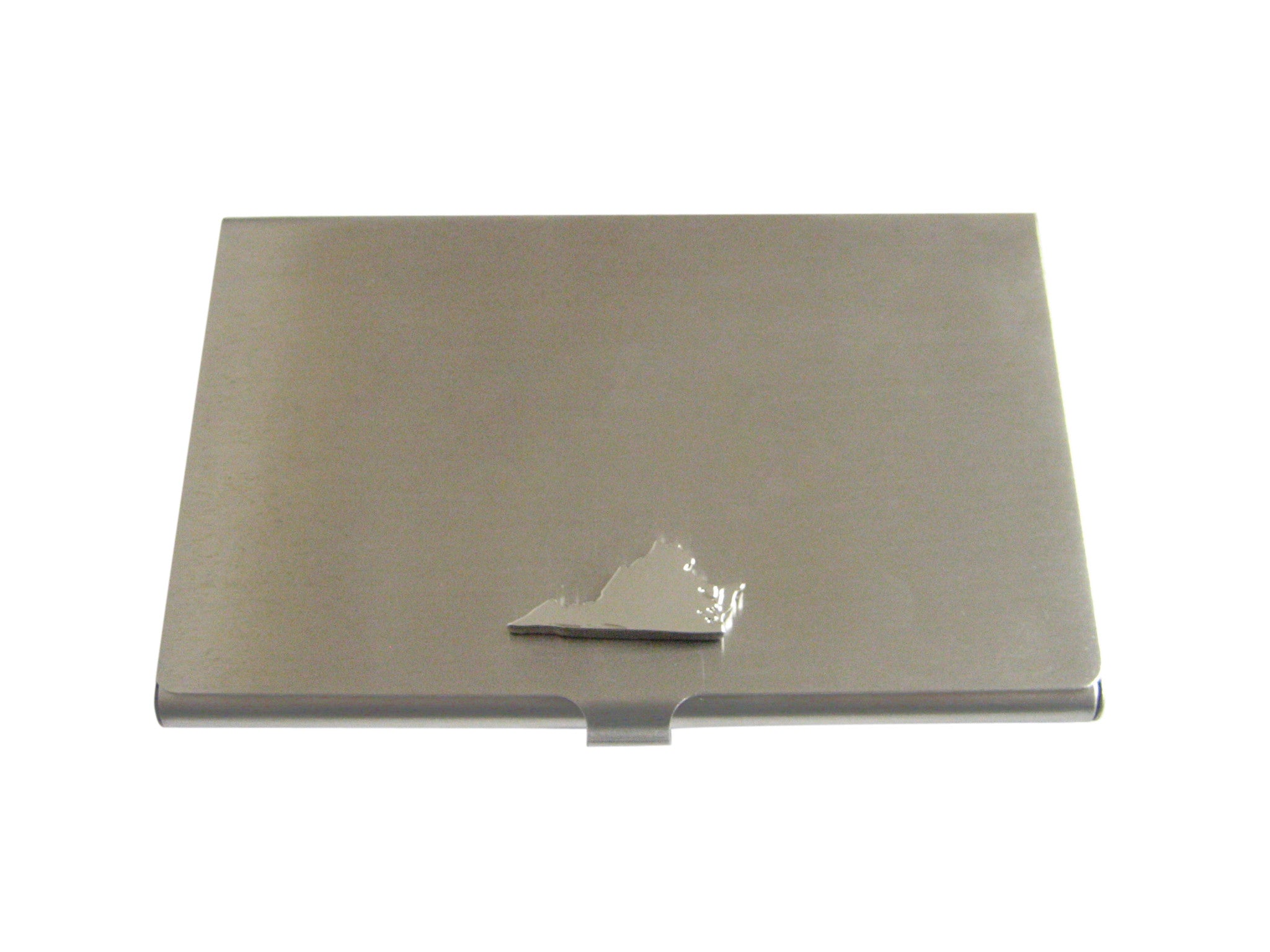 Virginia State Map Shape Business Card Holder