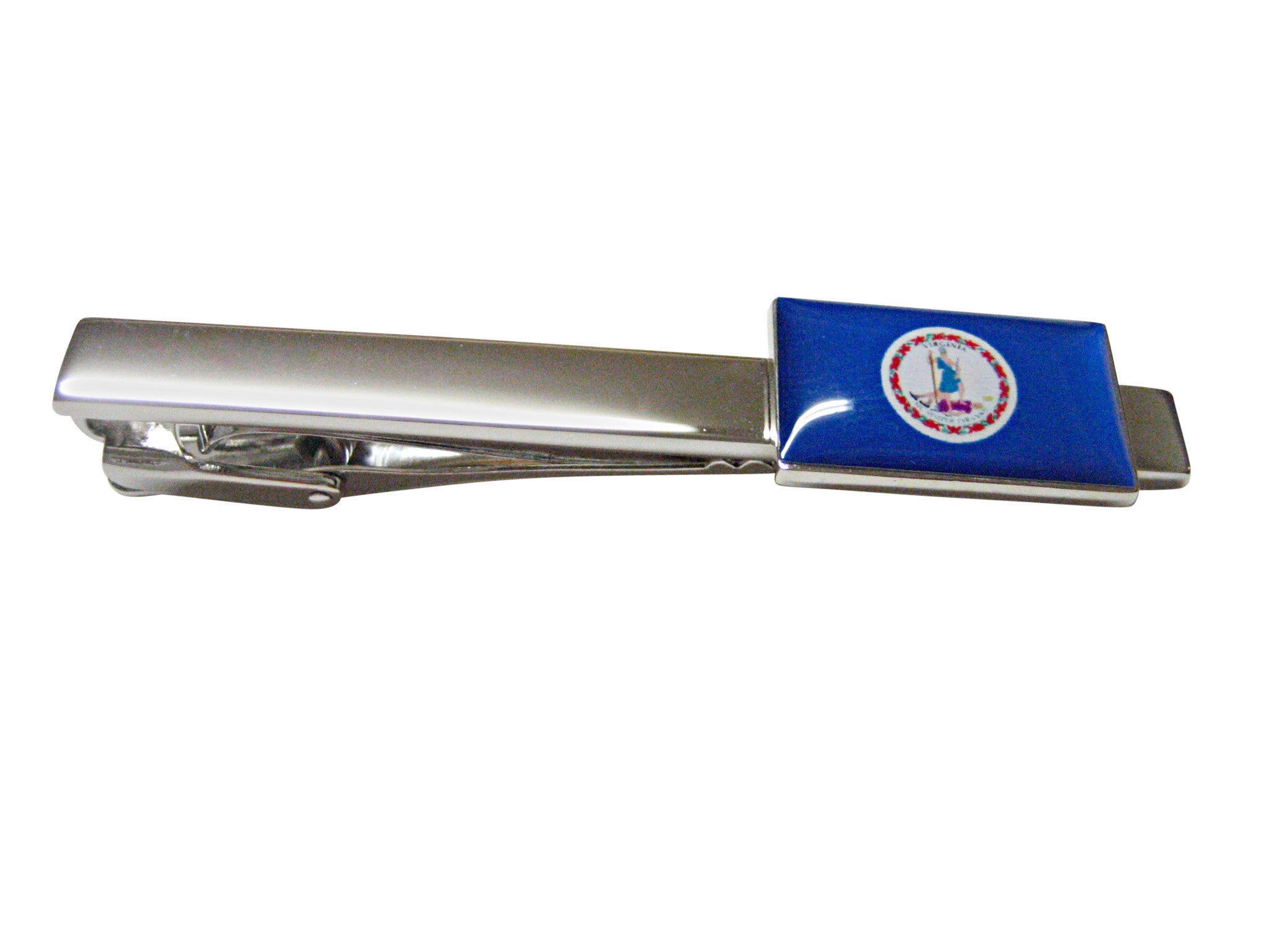 Virginia State Flag Square Tie Clip