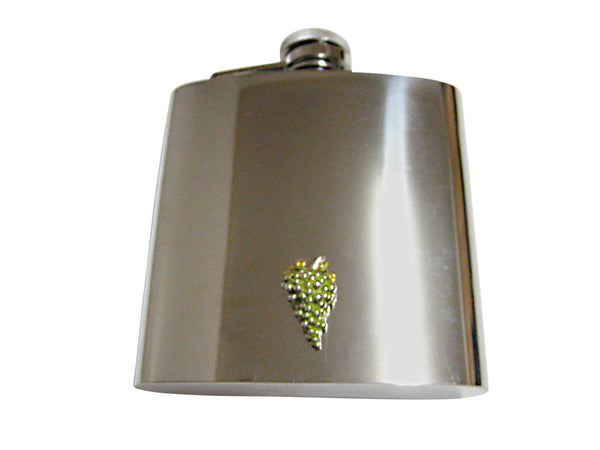 Viticulture Grape 6 Oz. Stainless Steel Flask