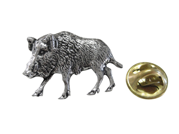 Full Wild Boar Hog Lapel Pin