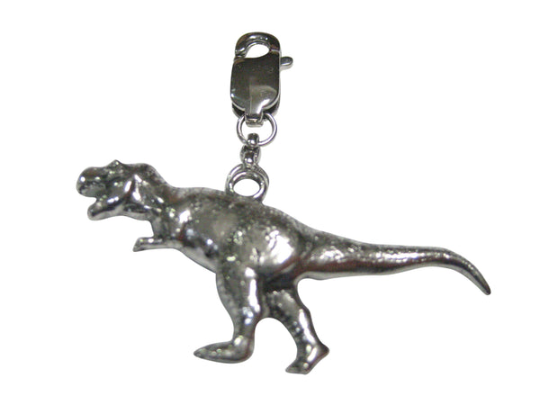 Walking Tyrannosaurus Rex T Rex Dinosaur Pendant Zipper Pull Charm
