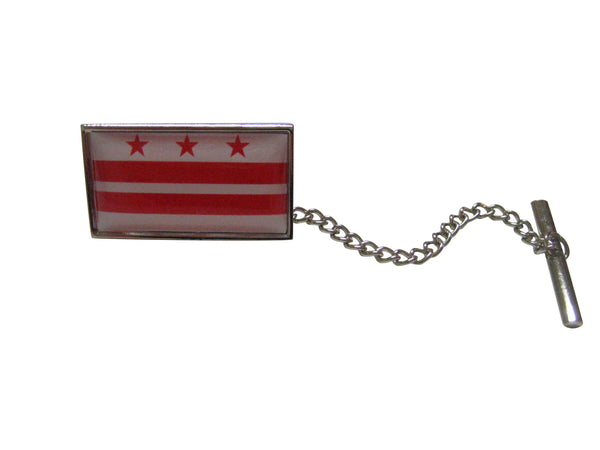 Washington DC Flag Design Tie Tack