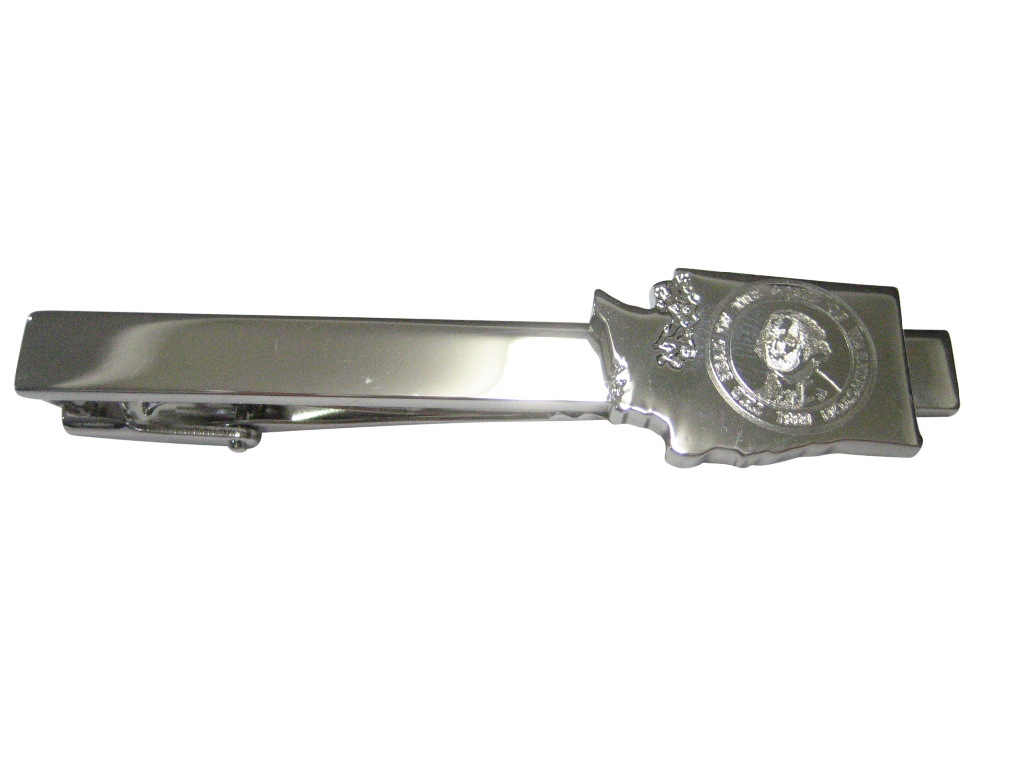 Washington State Map Shape and Flag Design Tie Clip