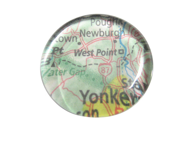 West Point Military Academy New York Map Pendant Magnet