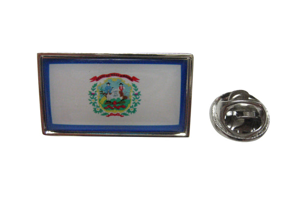 West Virginia Flag Design Lapel Pin