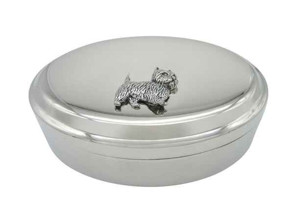 Westie Dog Pendant Oval Trinket Jewelry Box