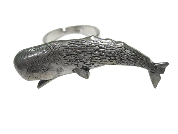 Whale Adjustable Size Fashion Ring