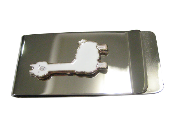 White Toned Alpaca Money Clip