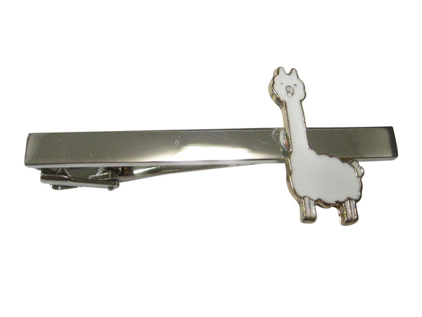 White Toned Alpaca Tie Clip