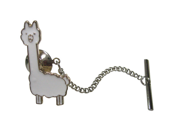 White Toned Alpaca Tie Tack