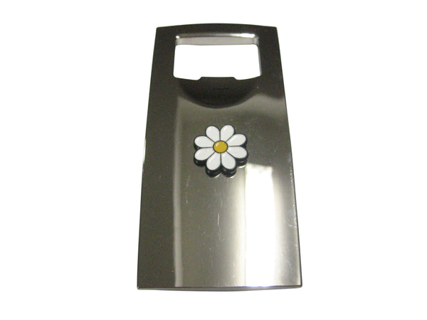 White Toned Daisy Flower Bottle Opener