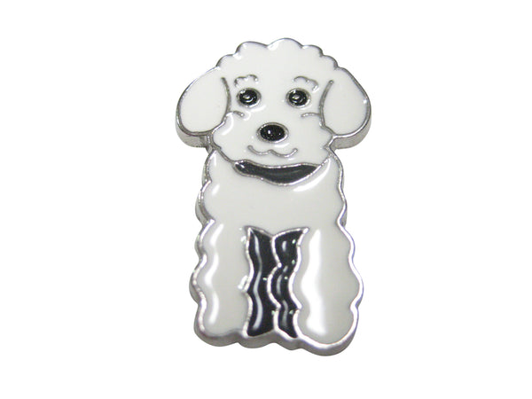 White Toned Poodle Dog Magnet