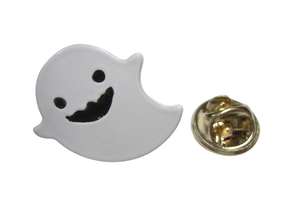 White Ghost Lapel Pin