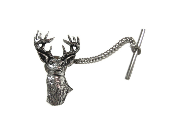 White Tailed Stag Deer Head Tie Tack