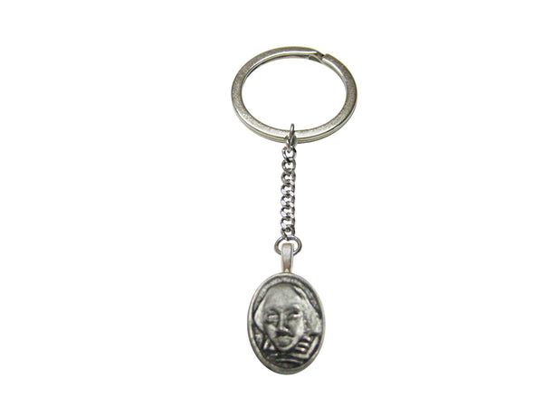 William Shakespeare Head Keychain