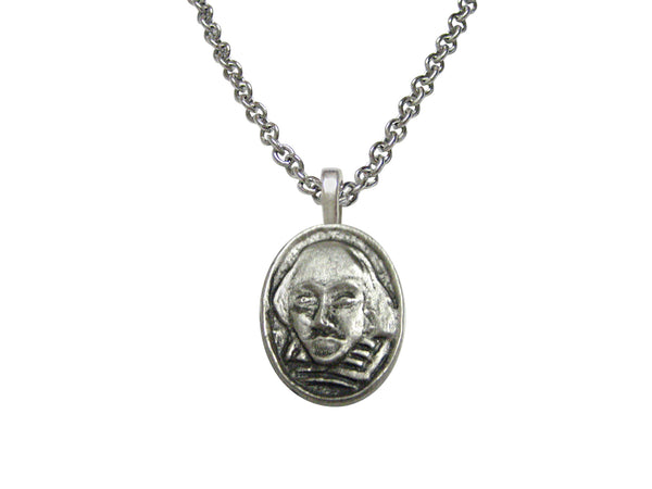 William Shakespeare Head Necklace