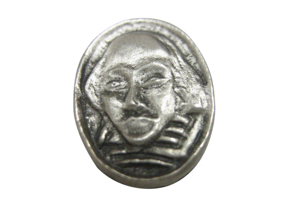 William Shakespeare Head Oval Pendant Magnet