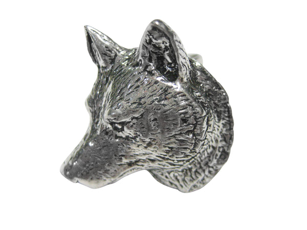 Wolf Head Adjustable Size Fashion Ring